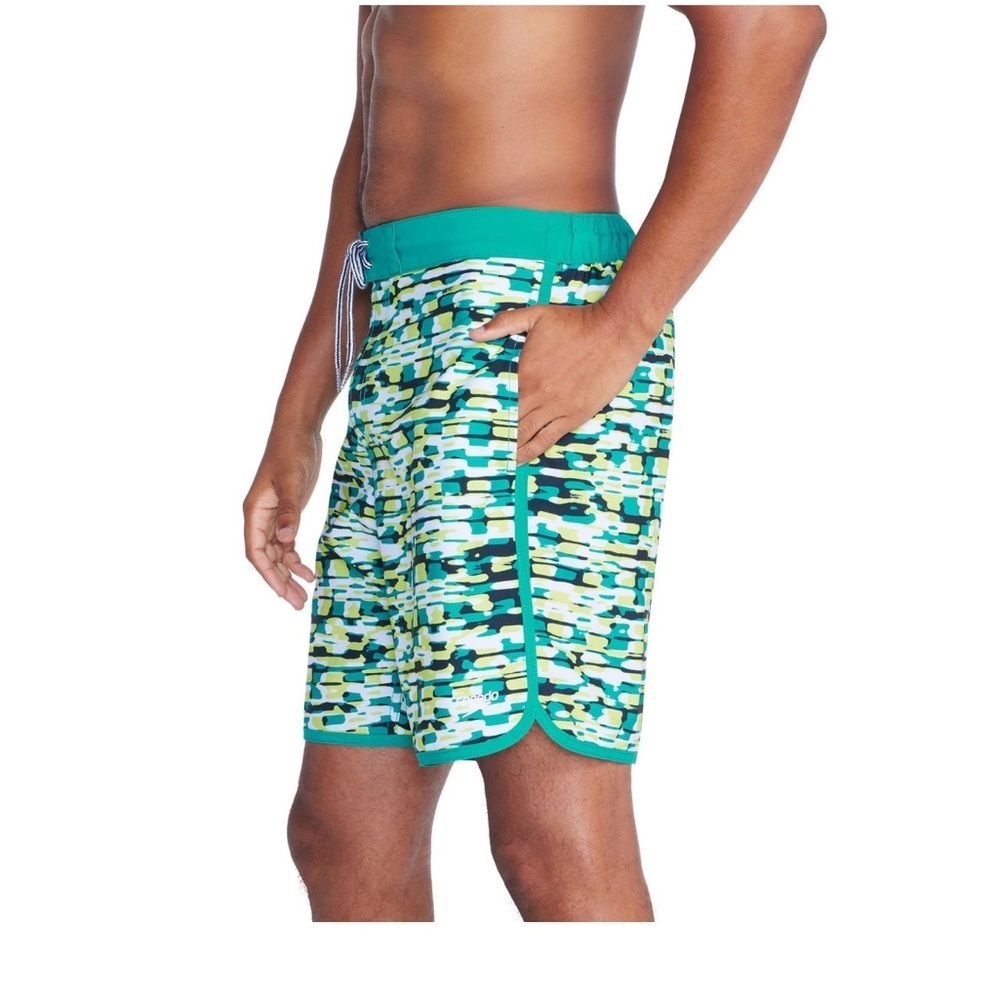 NWT Speedo Men's Data Weaver 18" swimming Board Short size L - Picture 3 of 6